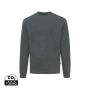 IQONIQ Denali gerecycled katoen sweater ongeverfd, heather anthracite (S)