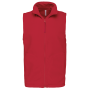 Bodywarmer van microfleece heren Red XL