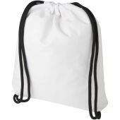 Cal sublimatietas met trekkoord - Zwart/Wit