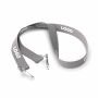 Polyester Pantone-gematchte zeefdruk keycord met 2 clips