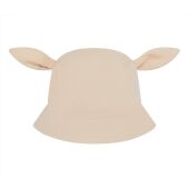 BABY BUCKET HAT, BEIGE BUNNY, 12M, LARKWOOD
