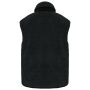 Ecologische uniseks bodywarmer van sherpa black XXS