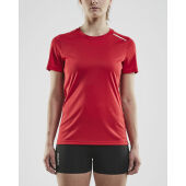 *Rush ss tee wmn bright red xs