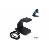 2708 | Xoopar Icon 3 in 1 Magnetic Wireless charger - Zwart