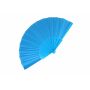 Waaier plastic &amp; polyester - Lichtblauw