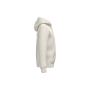 Ecologische uniseks sweater met rits en sherpavoering Ivory 3XL