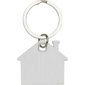 Nook huisvormige sleutelhanger - Wit