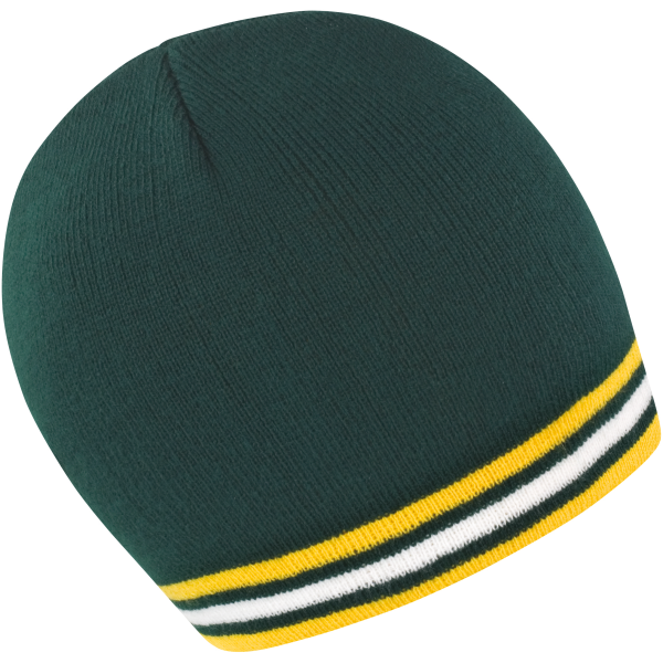 National Beanie Green / Gold / White One Size National Beanie Green / Gold / White One Size