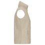 Bodywarmer van microfleece dames beige L