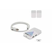 2598 | Xoopar iLo Mini Hub– 4 in 1 Adapter – USB 2.0 Data Transfer - Splitter - Wit