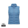 IQONIQ Meru dames gerecycled polyester bodywarmer, moon blue (S)