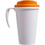 Americano® grande 350 ml geïsoleerde beker - Wit/Oranje Americano® grande 350 ml geïsoleerde beker - Wit/Oranje