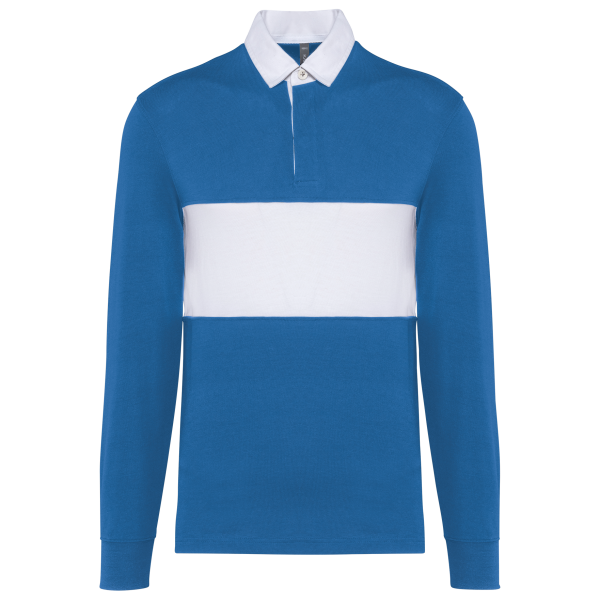 Rugbypolo met lange mouwen Sporty Royal Blue / White M Rugbypolo met lange mouwen Sporty Royal Blue / White M