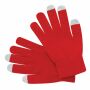 Touchscreen handschoenen OPERATE rood