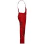 Workwear Pants with Bib - SOLID - red 102