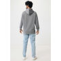 IQONIQ Yengo recycled katoen hoodie met steekzakken, light heather anthracite (L)