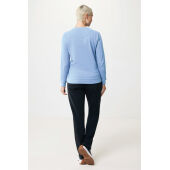 IQONIQ Zion gerecycled katoen sweater, sky blue (XXS)