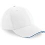 Athleisure 6 Panel Cap white/bright royal one size