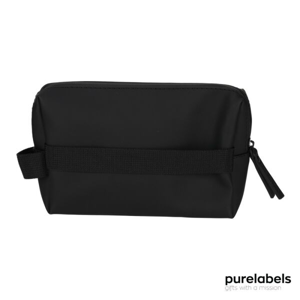 NORLÄNDER Dull PU Toilettas Met Reisset Eco Lining Zwart | Origineel Relatiegeschenk NORLÄNDER Dull PU Toilettas Met Reisset Eco Lining Zwart | Origineel Relatiegeschenk