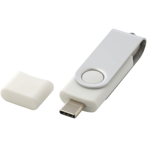 OTG draaiende USB type-C - Wit - 8GB