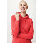 IQONIQ Jasper gerecycled katoen hoodie, luscious red (XXS)