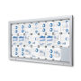 Vergrendelbaar Notitiebord Outdoor Met Gasveer 24x A4