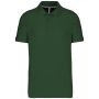 Piquépolo korte mouwen heren forest green S