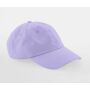 JUNIOR LOW PROFILE 6 PANEL DAD CAP, LAVENDER, One size, BEECHFIELD