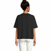 BOXY WOMEN - BOXY OVERSIZE T-SHIRT DAMES - XS - Diep Zwart
