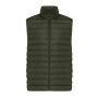 Iqoniq Meru heren gerecycled polyester bodywarmer, khaki (M)