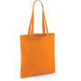 Shopper met lange hengsels Orange One Size Shopper met lange hengsels Orange One Size