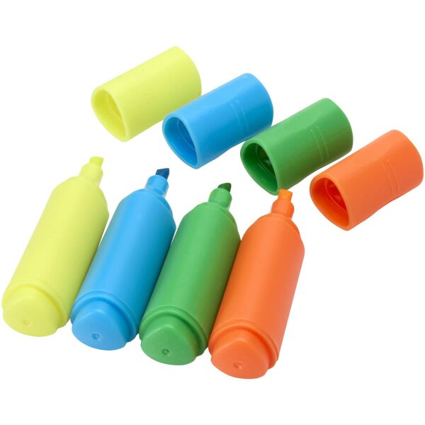 Set markeerstiften van gerecycled plastic Set markeerstiften van gerecycled plastic
