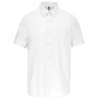 Heren Oxford overhemd korte mouwen White XL