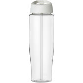 H2O Active® Tempo 700 ml sportfles met fliptuitdeksel - Transparent/Wit