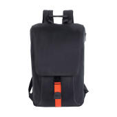Amethyst Stylish Computer Backpack - Black - One Size
