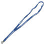 Lanyards - 10 mm vetermodel 1 kleur bedrukt - Blauw
