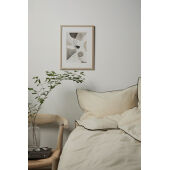 VINGA Marston OCS biologisch katoenen beddengoedset, 4 stuks, beige