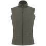 Bodywarmer van microfleece dames Green Marble Heather XS