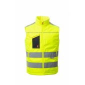 fluorescent yellow/navy blue