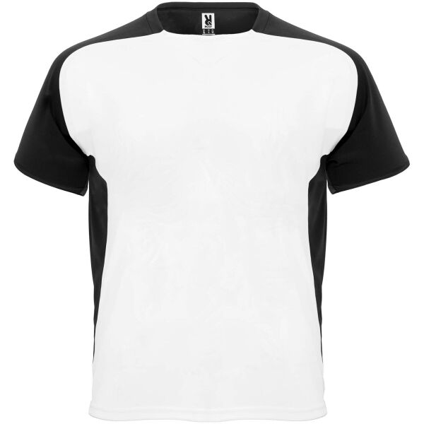 Bugatti unisex sportshirt met korte mouwen - Wit/Zwart - roly-2XL Bugatti unisex sportshirt met korte mouwen - Wit/Zwart - roly-2XL