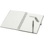 Slate A5 reusable hard cover notebook and pen set (black ink) - Grey