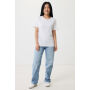 IQONIQ Yala dames lichtgewicht gerecycled katoen t-shirt, recycled white (L)