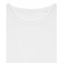 Stella Serena - Het dames T-shirt met lage ronde hals - White (XS)