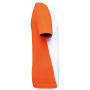 Ecologisch sport-T-shirt in twee kleuren voor heren White / Fluorescent Orange S
