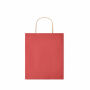 PAPER TONE S - Kleine papieren geschenktas - Rood