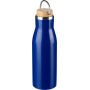 Gerecycled roestvrijstalen fles Aline zwart