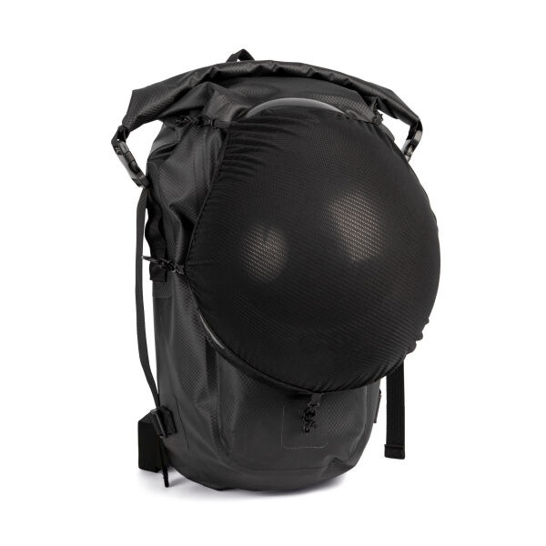 Waterproof rugzak met vak voor helm Black One Size Waterproof rugzak met vak voor helm Black One Size