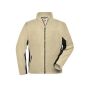 Men's Workwear Fleece Jacket - STRONG - stone/black 5XL