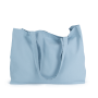 Grote 'evergreen' shopper Washed Pearl Blue One Size