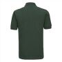 RUS Men Classic Cotton Polo, Bottle Green, S